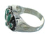 Southwestern Silver Opal And Turquoise Jewelry Ring Size 6-3/4 YX68926
